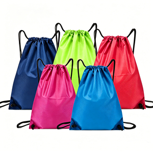 Drawstring Backpack <b>Bags</b> 20,30,50 Packs Reflective Supermarket Shopping <b>String</b> <b>Bags</b> for Gym Sport Trip Cinch Sack DIY Women Men - Product Image 1