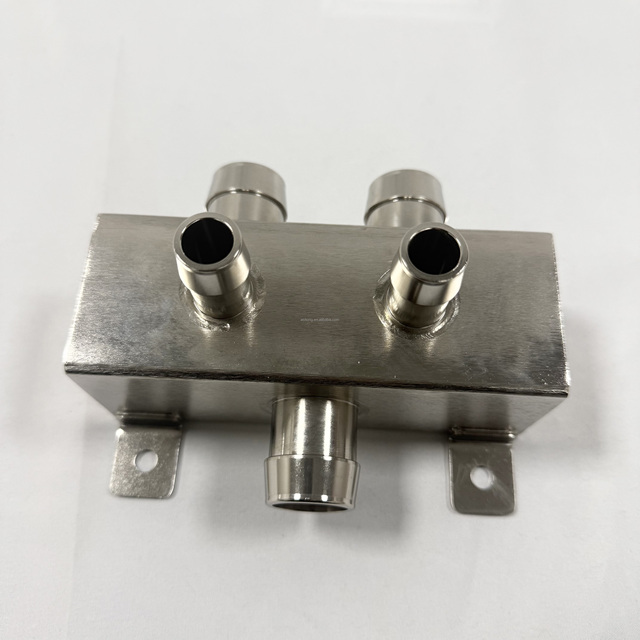 Custom CNC Machined Liquid Cooling Cold Plate SS316 Connector for AI Data Center Server Thermal Management