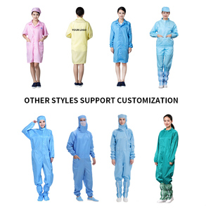 Hot Bán Chống-Tĩnh ESD Smock Quần Áo Của Nhà Sản Xuất Tốt Nhất Người Bán An Toàn Công Nghiệp Làm Việc May Mặc Cho Phòng Sạch Làm Việc - Product Image 5
