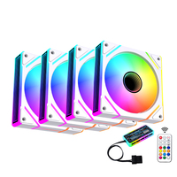 Ventilador RGB para PC AntarcChill OEM de 120 mm, Ventilador de Caja con Iluminación Infinita, Proveedor de Fábrica, Precio Económico, Ventilador de Refrigeración para Computadora PWM de 4 Pines