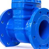Vanne à opercule à bride DN80 DN100 DN150 PN16 en fonte ductile, manuelle, résistante aux acides et aux hautes températures, pour l'alimentation en eau, du fabricant chinois