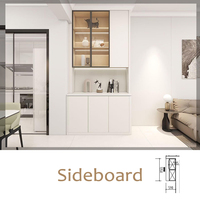 Solution de service personnalisée tout-en-un pour toute la maison, rendus 3D d'armoires, design d'intérieur, hôtels, villas, magasins, panneaux écologiques