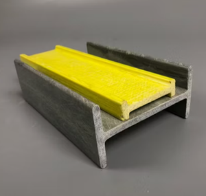 玻璃纤维拉伸成型型材 玻璃纤维拉伸成型 FRP GRP H型梁 玻璃纤维工字梁 建筑用型材 - Product Image 2