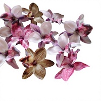 Bunga Sutra Chidorigran Xiaohongshu yang Populer, Bunga Phalaenopsis Artifisial Bergaya Modern, Elemen Dekoratif Semi-manual