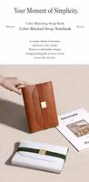 Ensemble cadeau d'entreprise personnalisé avec logo imprimé en sérigraphie, carnet de notes en cuir PU de qualité supérieure, stylo, matériaux multifonctions, Wisteria