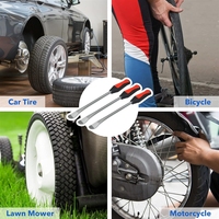 Juego de herramientas de desmonta neumáticos Handfly, kit profesional para cambio de neumáticos de motocicletas todoterreno, motocicletas, sillas de ruedas, cortacéspedes, tractores, 3X Rim