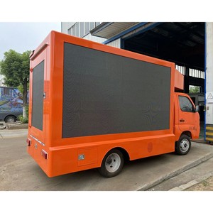 ขายตรงจากโรงงาน รถบรรทุกติดตั้งป้ายโฆษณาดิจิตอล LED แบบเคลื่อนที่ 3 ด้าน รุ่น P4 Foton Mini - Product Image 1