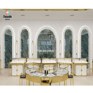 Customized 3D Interior Design Layout for Luxury Jewelry <b>Watch</b> Shop Complete Jewelry Shop Interior LED Luxury Jewelry Display - Product Image 2