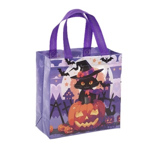 Sacchetto Riutilizzabile per Trick or Treat, Borsa Impermeabile per Caramelle e Regali di Halloween in Tessuto Non Tessuto per Bambini - Product Image 5