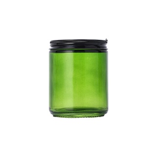 Frasco de Vidrio Ámbar Marrón Redondo Vintage de Lujo de 120 ml y 250 ml para Velas con Tapa Metálica - Product Image 5