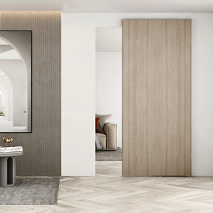 Pintu hantu ruang perangkat keras tidak terlihat geser tersembunyi Modern populer untuk pintu kayu - Product Image 1