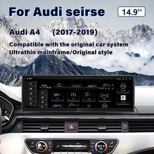 14.9 Inch 8 Core Mtk 8 + 256G Xe <span class=keywords><strong>GPS</strong></span> <span class=keywords><strong>Navigation</strong></span> Carplay Màn Hình Cho Audi A4 B9 2017 2019 Tự Động Đa Phương Tiện Đài Phát Thanh - Product Image 2