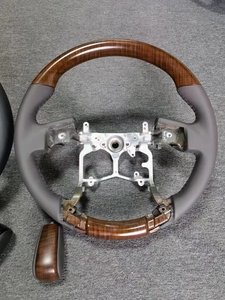Volante de Fibra de Carbono Real con Luces LED Compatible con <span class=keywords><strong>Toyota</strong></span> Camry, Sienna, Corolla, Hiace, Hilux, Premio Yr06, <span class=keywords><strong>Gt86</strong></span>, Gt87 2011 - Product Image 3
