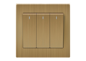 SANSHE Attractive Price <strong>Multiple</strong> Color Shell Electrical Gang Metal <strong>Light</strong> Wall <strong>Switch</strong> - Product Image 3