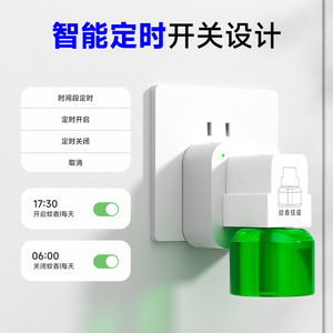 Smart Socket Us <b>Plug</b> Wi-Fi <b>Remote</b> <b>Control</b> Timer Function Universal Plastic Material Tuya System - Product Image 3