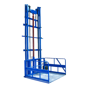 Ascenseur de fret industriel d'occasion, prix de l'ascenseur de marchandises, ascenseur hydraulique vertical à rail de guidage, élévateur de marchandises - Product Image 1