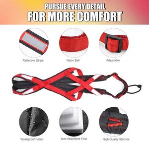 <span class=keywords><strong>Siberian</strong></span> <span class=keywords><strong>Husky</strong></span> Sledding <span class=keywords><strong>Harness</strong></span> Anjing, Rompi Tarik Reflektif Tugas Berat, Rompi X Balap, Set Anjing <span class=keywords><strong>Harness</strong></span> Anjing Sled Lembut - Product Image 4