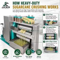Presse à jus de canne à sucre / Machine pour magasin de fruits / Extraction