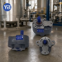 Tête de pompe à engrenages CB B 80, 80 LPM, 2,5 Mpa, en fonte, pour lubrification de machines-outils, sans moteur, pour constructeurs de machines