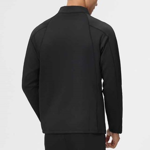 Fabricante OEM, Venta al Por Mayor de Camisetas de Manga Larga de Algodón y Elastano de 180g, Camisetas de Hombre de Alta Calidad con Logotipo Personalizado, Cuello Redondo, Serigrafía - Product Image 6