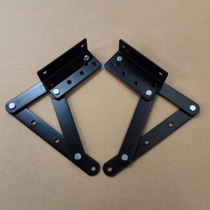 Chengyouhui Charnière d'angle pour table basse, connecteur métallique pliable, accessoire de quincaillerie pour meubles de rangement - Product Image 1