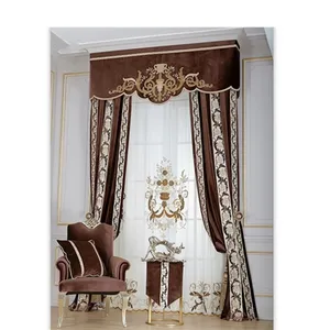 Home Decoration Window Curtains 2022 Fabric Curtain Design Embroidery For Living Room