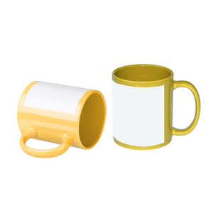 M R.R Sublimation Blanks Tasse de couleur en céramique Tasse à boire intérieure et à poignée Tasse pour lait Thé Cola Eau Café - Product Image 3