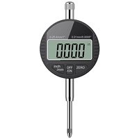 Indicador de Dial Digital DITRON 0-12,7mm/0,5 '0-25,4mm 0,01mm soporte de base magnética Indicador de transportador de Dial Digital
