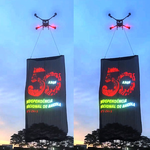 Nouveaux affichages P25 P20 Led maille hologramme ciel Led film écran publicité affichage volant Led pour affichage publicitaire - Product Image 2