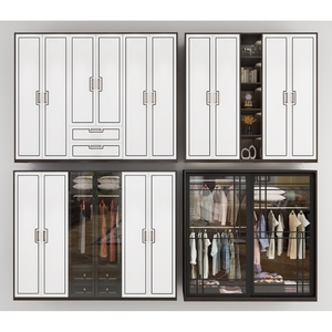 Armoire sur mesure à <span class=keywords><strong>assembler</strong></span>, installation facile, structure robuste, design à haute capacité de charge, <span class=keywords><strong>meubles</strong></span> de chambre familiale - Product Image 6