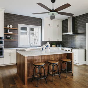 CARRO Striker 52 pollici 5 pale in legno prezzo economico all'ingrosso decorazione soggiorno grande ventilazione ventilatore a soffitto cc - Product Image 6