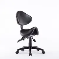 Регулируемое эргономичное кресло-седло с удобной спинкой для красивых стульев