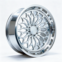 Jantes de camion personnalisées en alliage forgé poli à un seul rebord profond, tailles 22x12, 24x14, 26x14, 30x16, 8x6.5, 6x5.5, 8x180, pour Ford et RAM