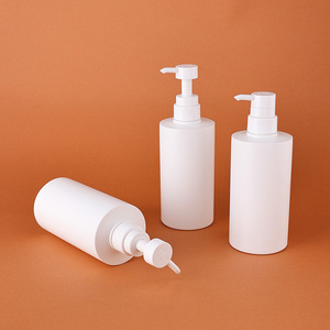 พร้อมจัดส่งขวดพลาสติกสำหรับแชมพูและเจลอาบน้ำ สีขาว HDPE <span class=keywords><strong>500</strong></span> มล. ขวดทรงแบนพร้อมหัวปั๊มโลชั่น มีตัวอย่างฟรี - Product Image 4