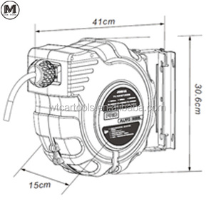 เครื่องม้วนสายยางเป่าลม <span class=keywords><strong>PU</strong></span> สำหรับทำความสะอาดตัวรถ - Product Image 6