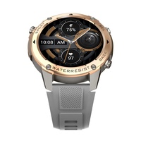1,43 pulgadas pantalla AMOLED 5ATM impermeable hombres deporte GPS Reloj inteligente DM56 con brújula de altitud para hombres Reloj Inteligente