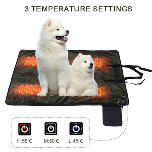 Manta calefactora de lana USB 3 temperatura ajustable impermeable lavable invierno perro al aire libre eléctrico mascota calor Mat - Product Image 3