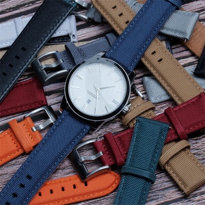 Sgancio rapido 22mm 20mm cinturino in tessuto di Nylon cinturino in tela da uomo da donna per Huawei per <span class=keywords><strong>Samsung</strong></span> per uso quotidiano - Product Image 4