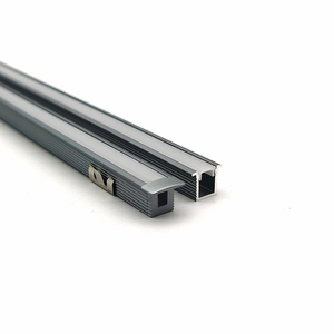 Profilé en aluminium linéaire LED en forme de U YG-1009, couleurs personnalisées, profilé linéaire LED encastré pour l'éclairage des armoires - Product Image 2
