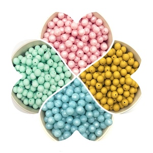 68 diferentes colores surtidos cuentas de dentición redondas clásicas de silicona - Product Image 4