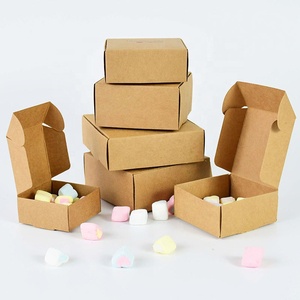 Pequeña caja de <span class=keywords><strong>regalo</strong></span> de embalaje de cartón Kraft MiNi Lovely Aircraft Paper Box Embalaje de jabón hecho a mano Mail Box Post - Product Image 6