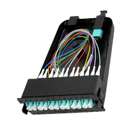 Module de cassette fibre optique 12 cœurs MPO MTP vers LC, cassette de brassage de fibres optiques multimodes OM3 OM4 pour centre de données, certifié CE ROHS REACH