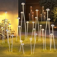 Lampes LED en forme de champignon pour extérieur, étanches IP65, 40/60/80/120CM, 3W 5W, en aluminium, pour aménagement paysager, avec capteur de lumière, garantie 5 ans