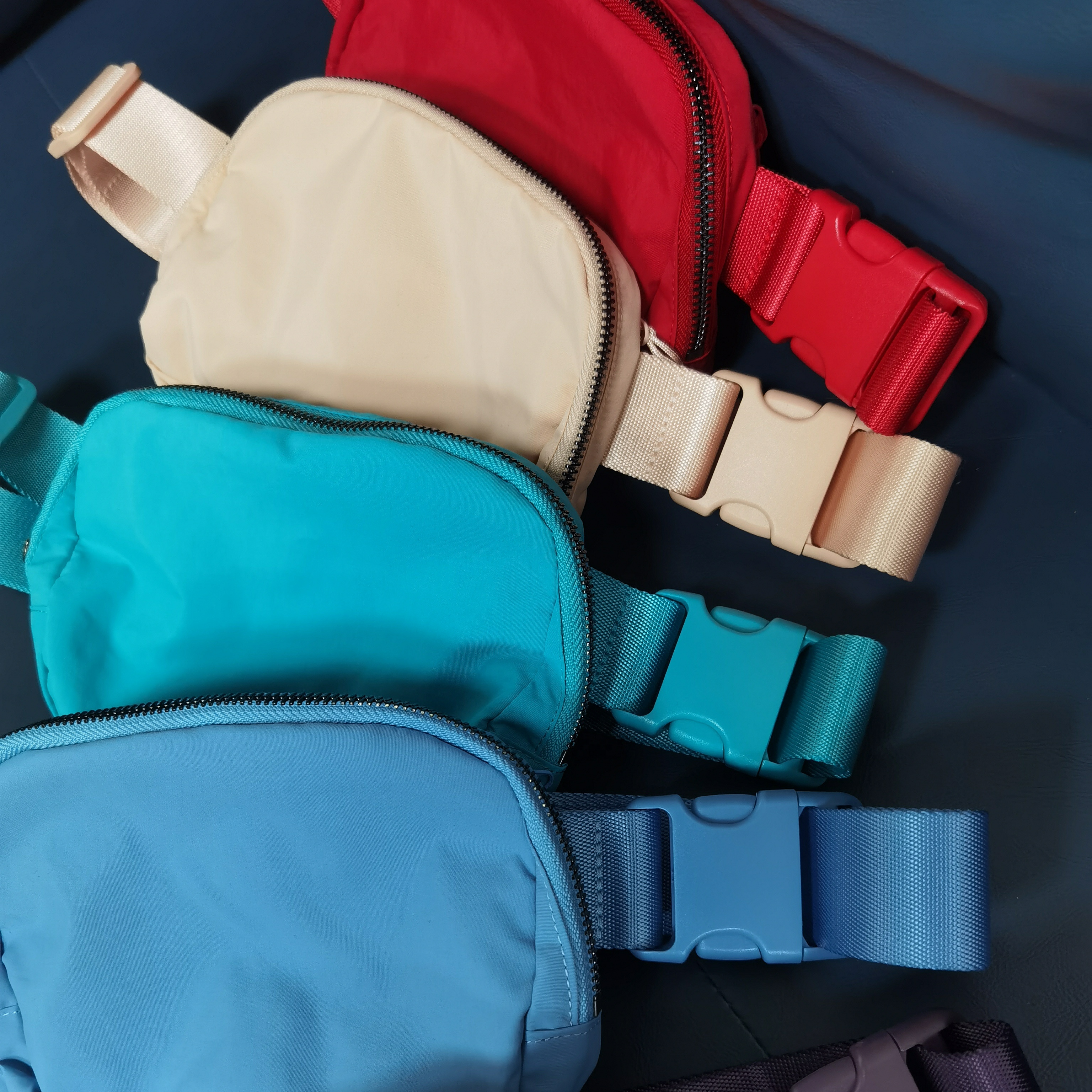 40 цветов нейлоновая поясная сумка с регулируемым ремнем, водонепроницаемая Спортивная поясная сумка через плечо для путешествий, пеших прогулок, велоспорта, бега