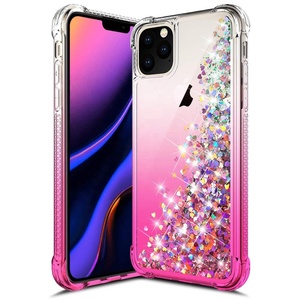 Para Iphone 11 funda suave TPU PC móvil funda de arenas movedizas líquidas para iPhone 11 - Product Image 4
