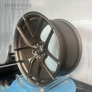 GRAYFOX Jantes forgées personnalisées en bronze à 5 branches, 20, 21, 22 pouces, 5x120, 5x112, 5x114.3 pour <span class=keywords><strong>BMW</strong></span> X5 M, Audi, AMG, Porsche Model 3 - Product Image 2