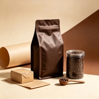 Sachets à fond plat personnalisés imprimés, transparents argentés, refermables, anti-odeur pour thé, café, noix, aliments pour bébés, aliments pour animaux de compagnie