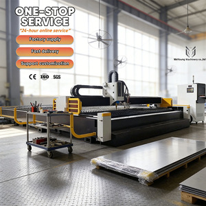Découpeuse laser à fibre CNC refroidie par eau 3063080 pour alliage d'aluminium, grande surface de travail pour la découpe de tôles, d'acier inoxydable et de fer - Product Image 1