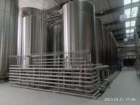 Cuve de fermentation en acier inoxydable de grande capacité (50 BBL, 70 BBL), spécialement conçue pour les brasseries