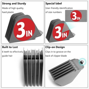 Juego <span class=keywords><strong>de</strong></span> peines <span class=keywords><strong>de</strong></span> guía para cortadora <span class=keywords><strong>Wahl</strong></span>, accesorios <span class=keywords><strong>de</strong></span> longitud <span class=keywords><strong>de</strong></span> <span class=keywords><strong>corte</strong></span> <span class=keywords><strong>de</strong></span> <span class=keywords><strong>pelo</strong></span> <span class=keywords><strong>de</strong></span> 1,25-3 pulgadas, se adaptan a la mayoría <span class=keywords><strong>de</strong></span> cortadoras y recortadoras, 6/8 Uds. - Product Image 2